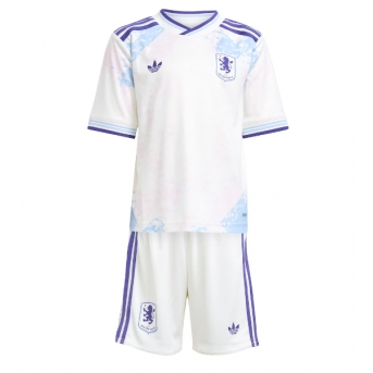 Aston Villa Maglia Gara Terza Repliche 2025-26 Bambino Maniche Corte